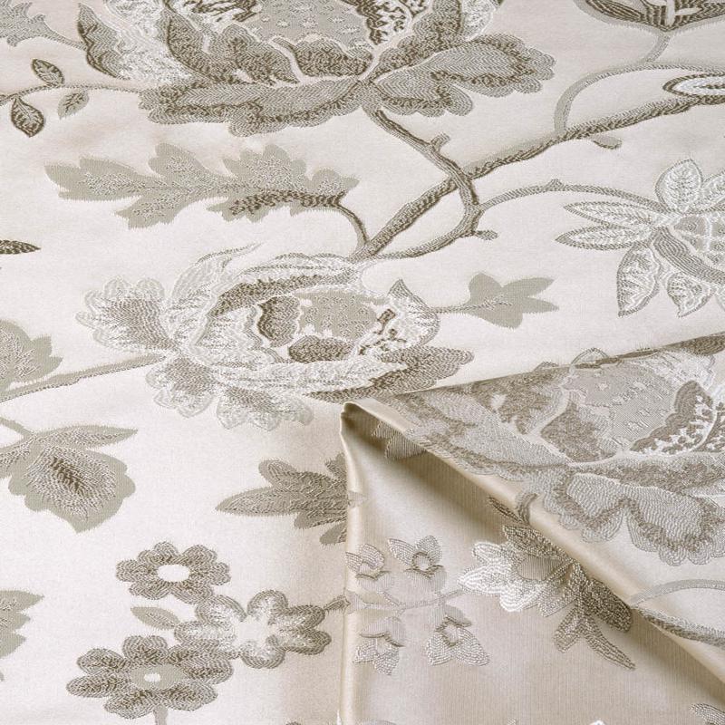 'Angel Wing' Fabric by the Metre (Beige/ Brown/ Ivory)