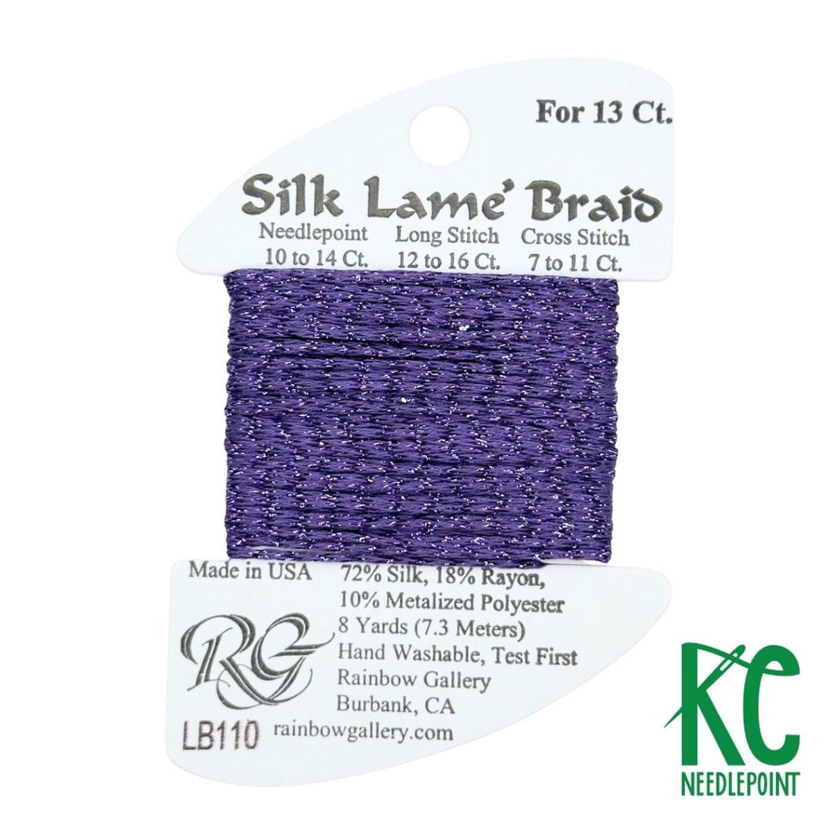 Silk Lam Braid LB110 Dark Violet