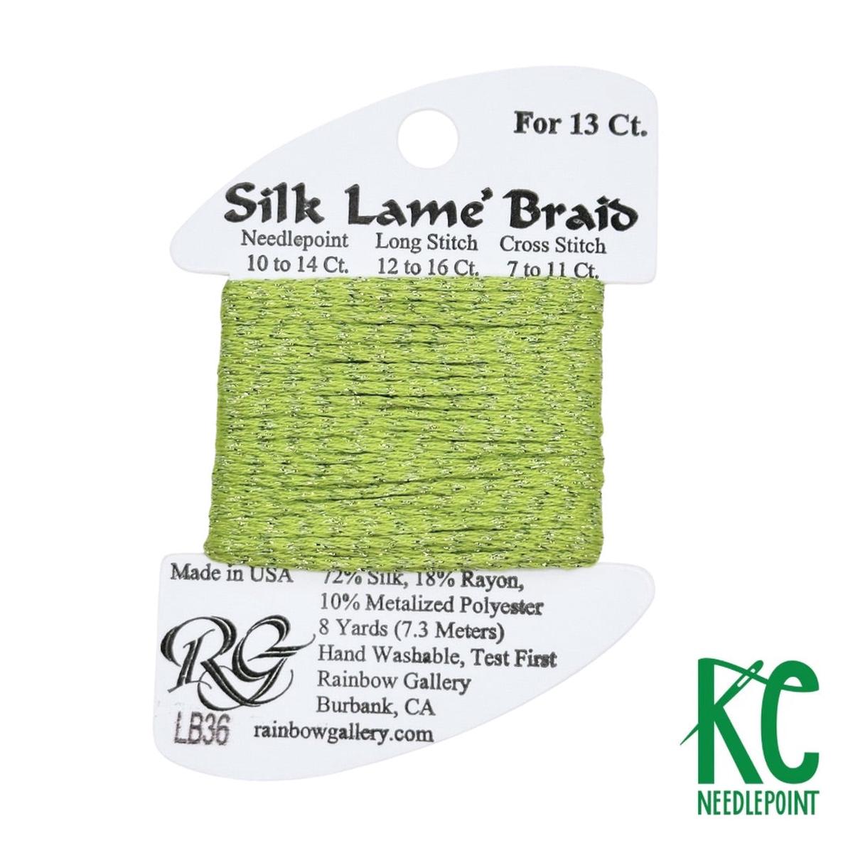 Silk Lam Braid LB36 Chartreuse
