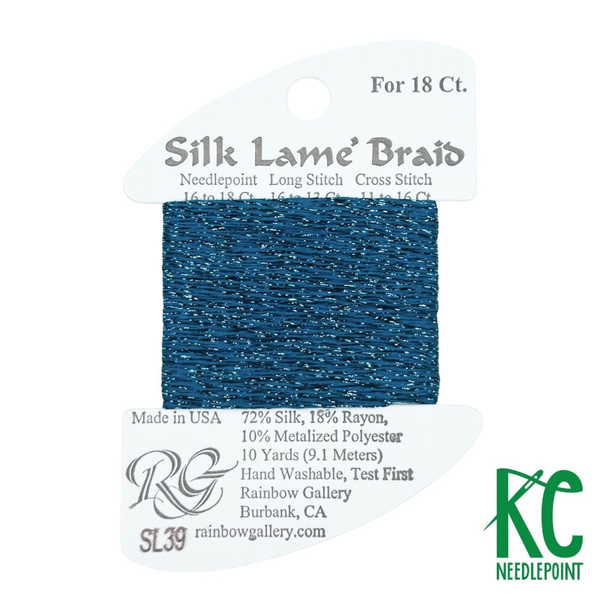Silk Lam Braid SL39 Lagoon
