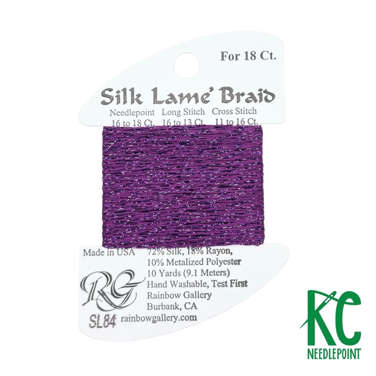 Silk Lam Braid SL84 Dark Orchid